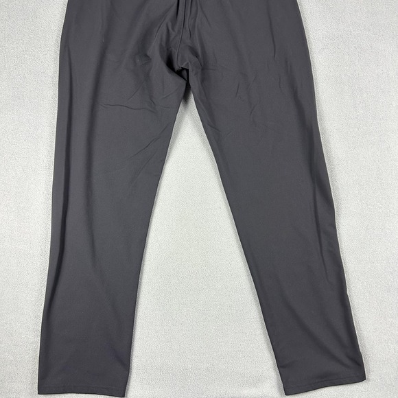 Public Rec Pants Mens 36x32 Black Performance Stretch Elastic Waist Zip Pockets - Picture 8 of 12